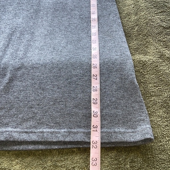 Poof Versatile Heathered Gray Bodycon Dress Casual Mini Stretch Size Medium - Picture 9 of 12